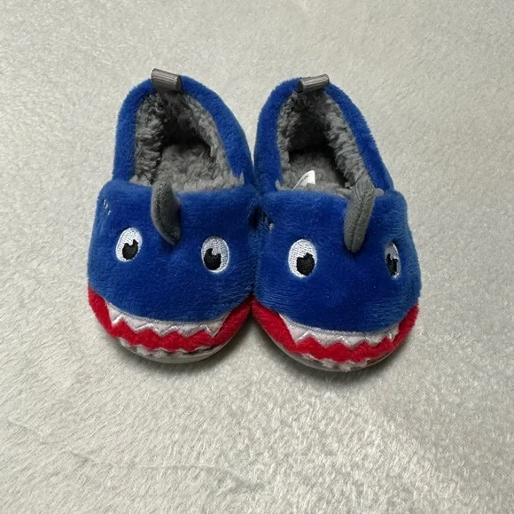 wonder nation Shoes Wonder Nation Baby Shark Slippers Sz